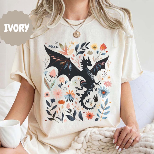 Abraxos Dragon Cottagecore Shirt, Fantasy Bookish Tee