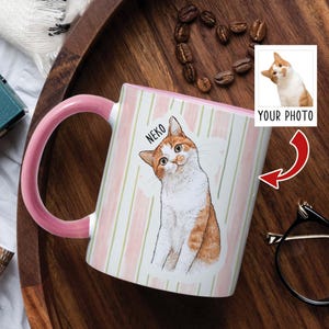 Custom Pet Mug, Custom Dog Mug, Custom Cat Mug, Custom Pet Gifts, Personalized Pet Gifts, Dog Mom Gifts, Cat Mom Gift, Gift for Pet Lover Bild 1