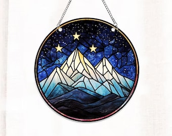 Night Court Suncatcher Ornament, Night Court Acrylic Window Hanging, Bookshelf Decor, Fantasy Bookish Wall Art Decor, Book Lover Home Decor