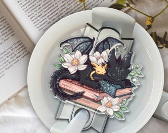 Cute Fantasy Dragon Tumbler Name Tag, Fantasy Book Lover Tumbler Plate, Booktok Merch, Book Gift, Fourth Wing Tumbler Accessories Topper Tag