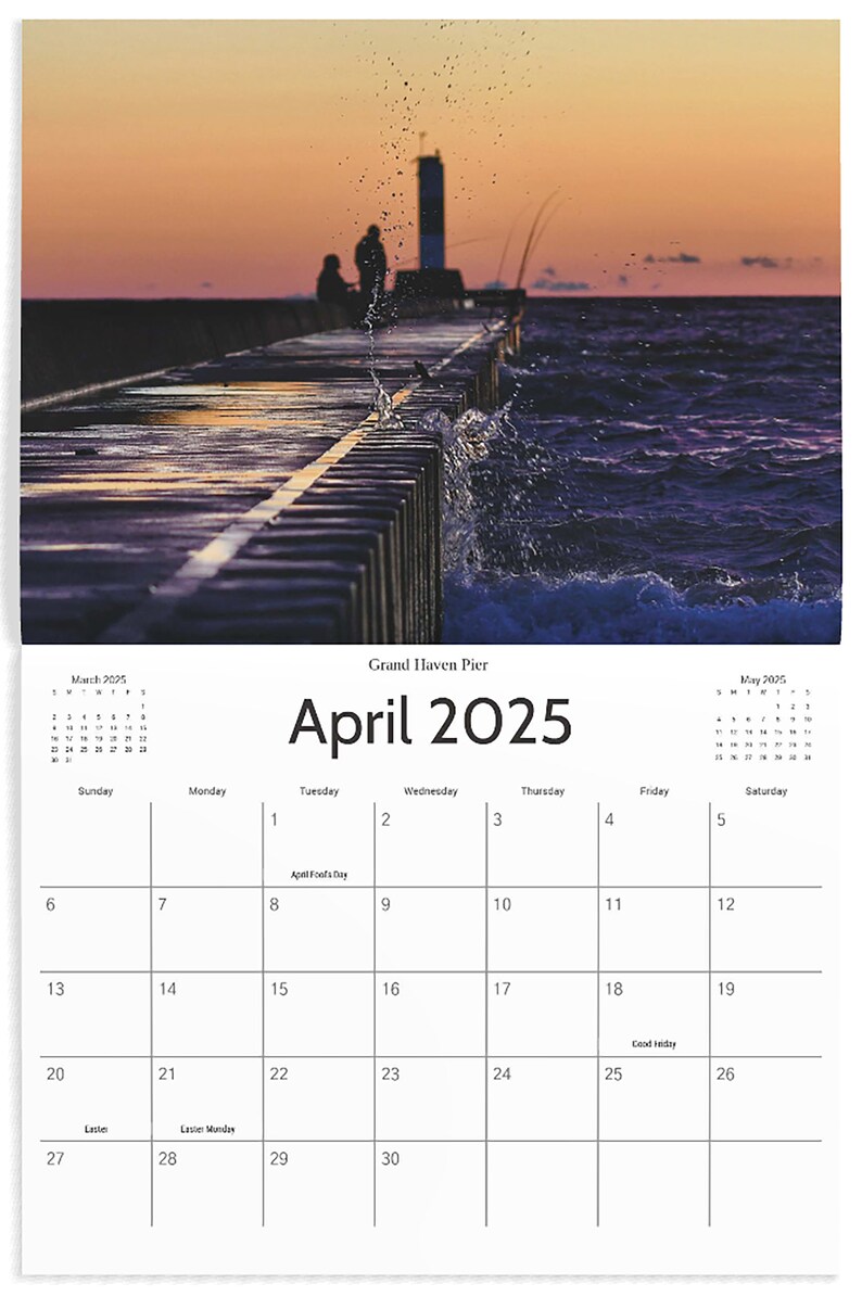 2025 Michigan Landscapes & Nature Calendar / 12month Calendar