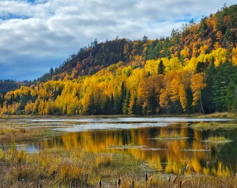 Cliff Mine / Keweenaw Peninsula / Michigan Upper Peninsula / Fall Colors / Canvas / Metal Print / Luster / Michigan Landscape Photography