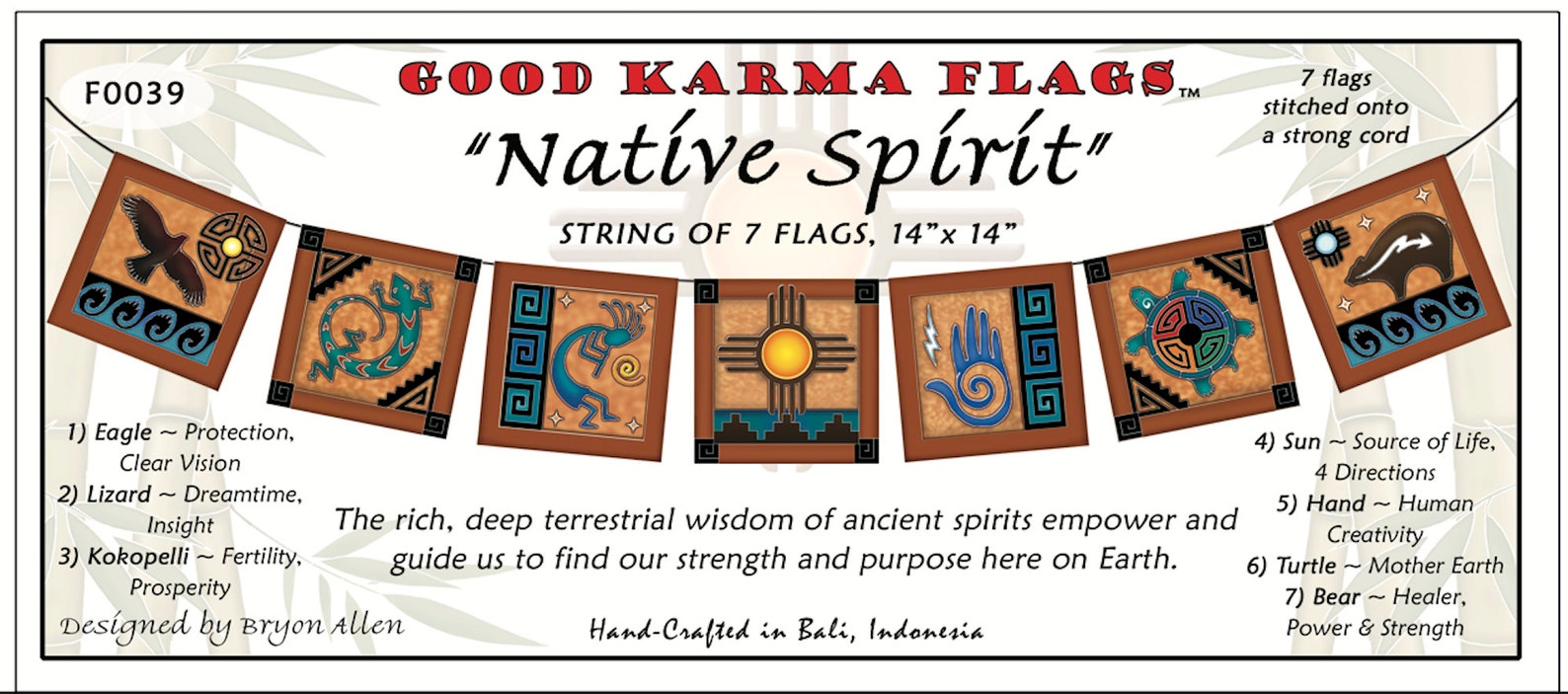 Native Spirit Prayer Flags Etsy
