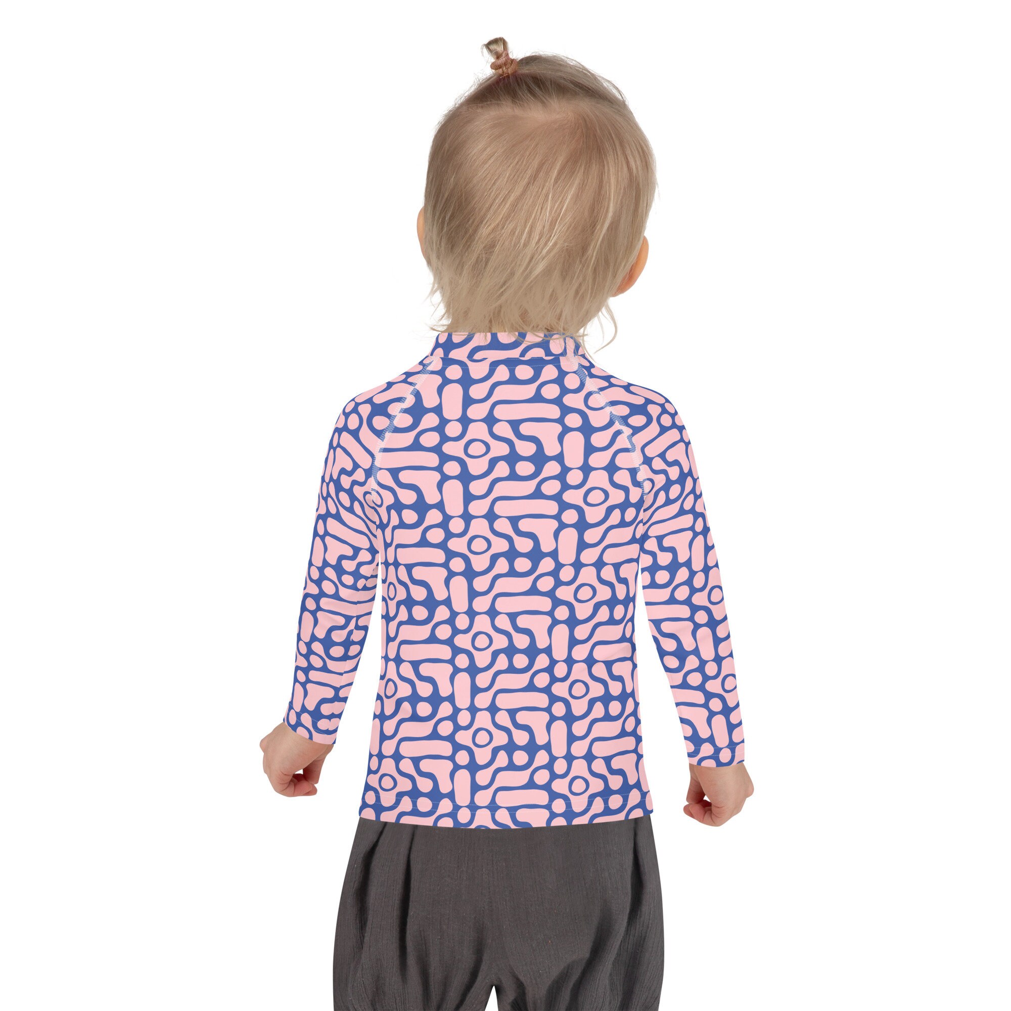 Pattern Rash Guard Kids Geo Pattern Rash Guard - Etsy