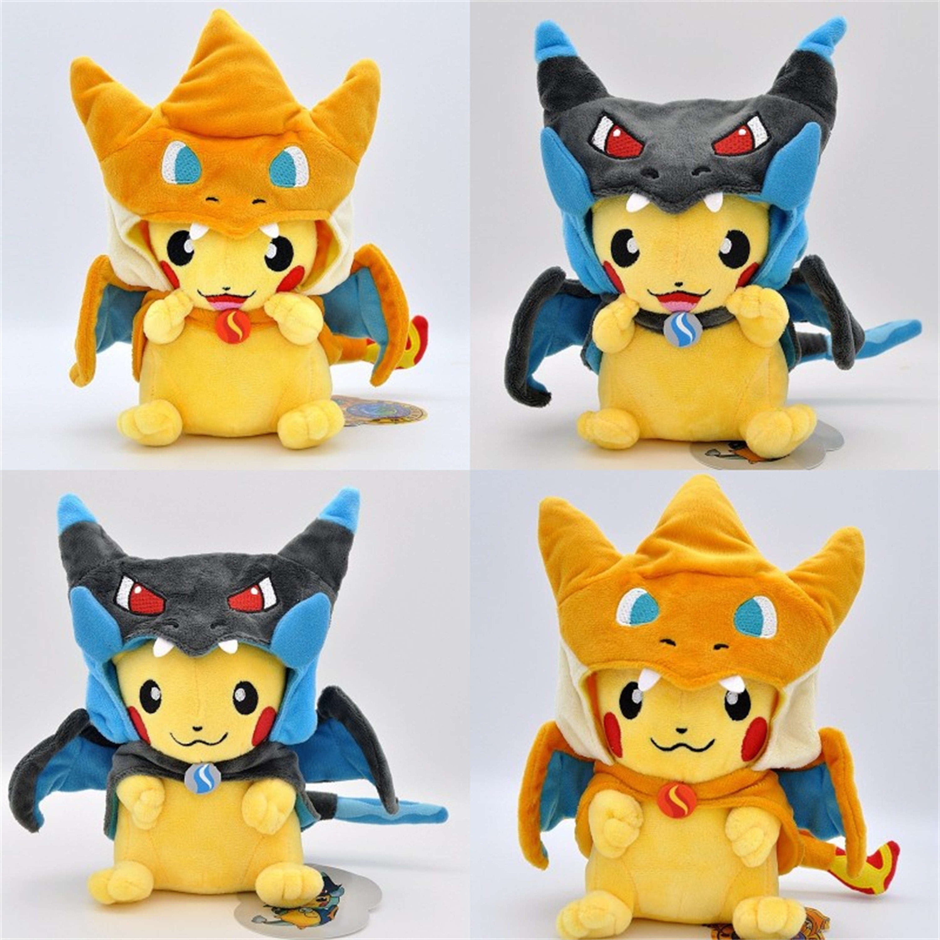 TAKARA TOMY Cartoon Pokemon Mega Charizard XY Plush Dolls Soft