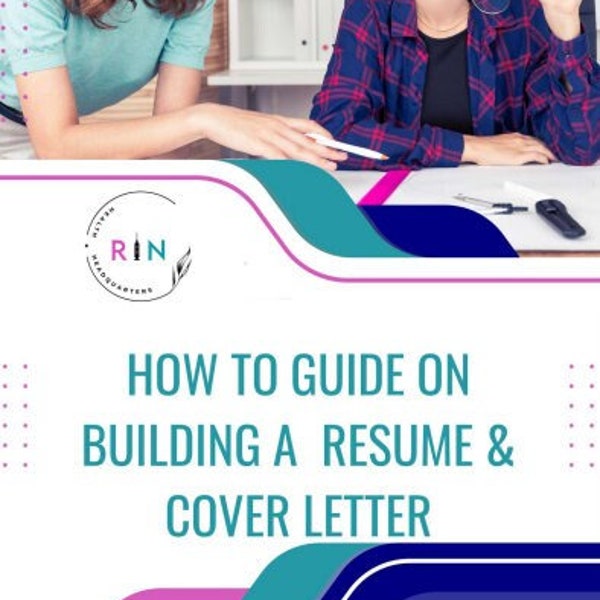 RESUME WRITING TIPS, Cover Letter Guide, Job Resume Guide, How to Write Cv & Cover Letter Complete Guidance Template For Nurses n Graduates