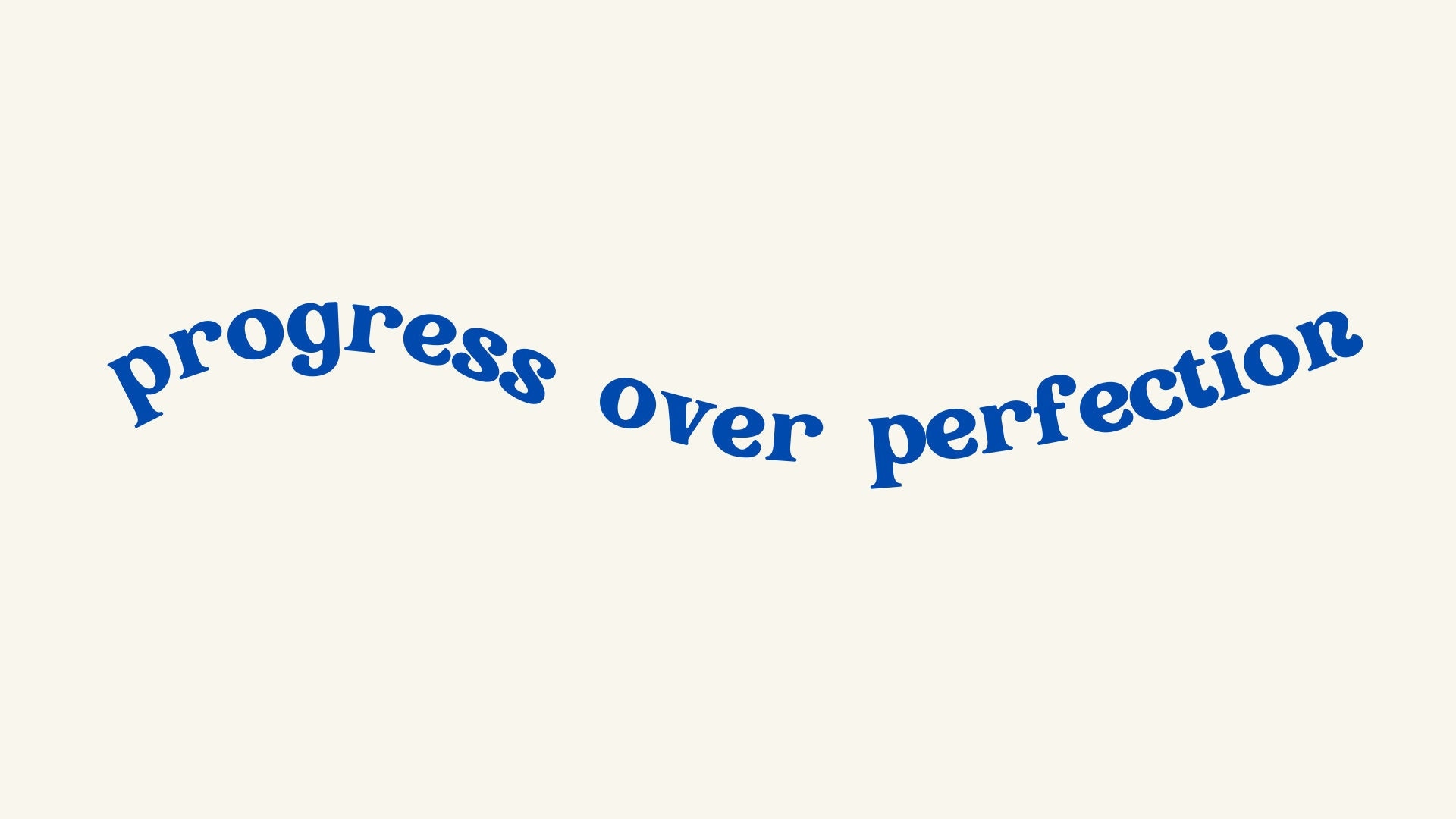 Progress Over Perfection Wallpaper, Desktop Wallpaper - Etsy