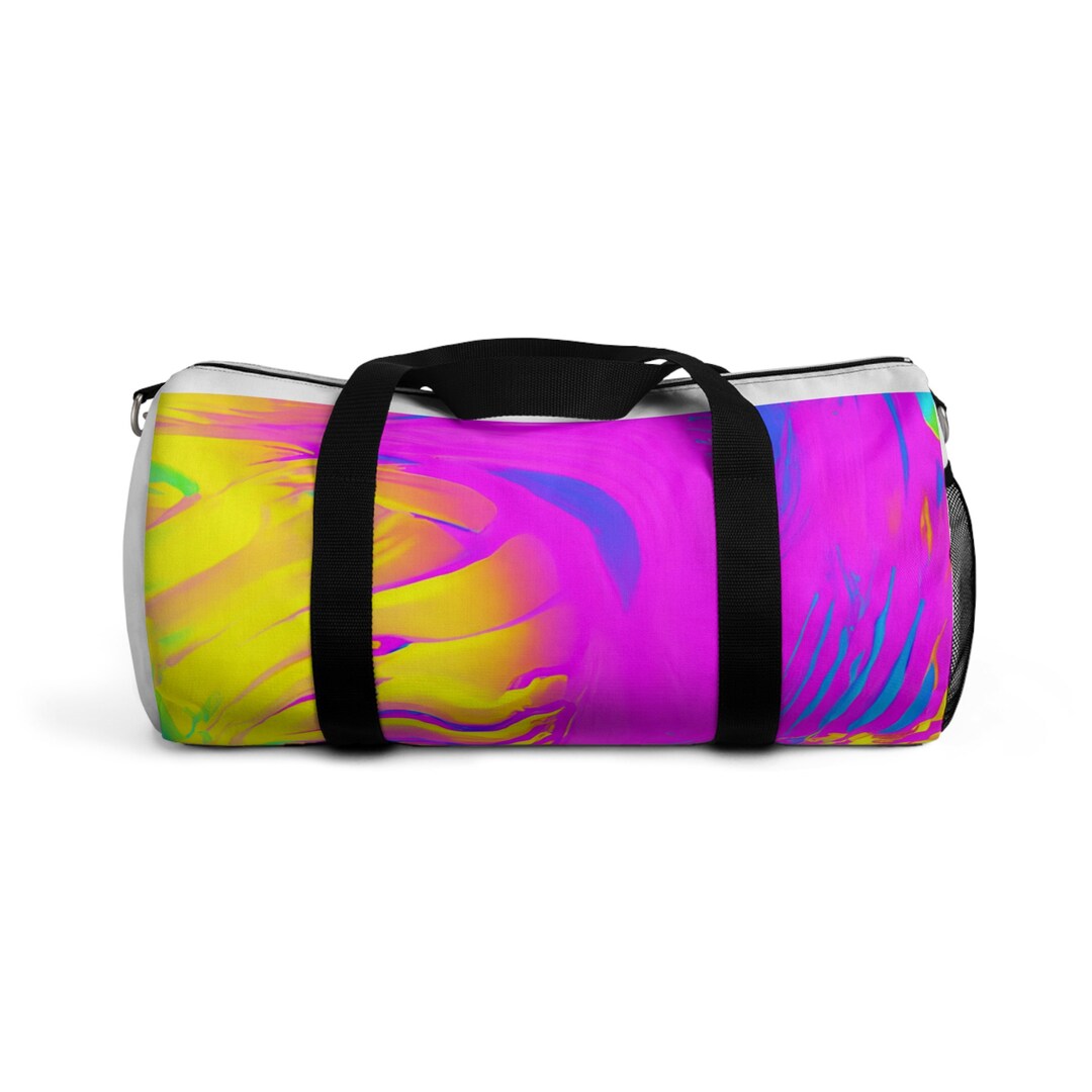 Vibrant Animation Duffle Duffel Bag Etsy