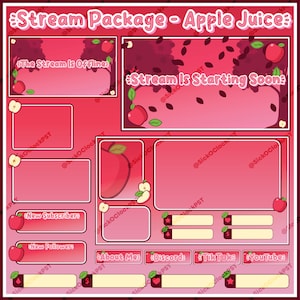 Apple Juice! | Animated Twitch/YouTube Stream Package