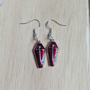 Coffin Earrings