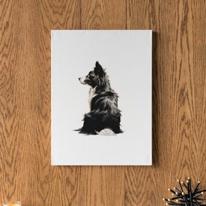 Border Collie Canvas | Border Collie Butt | Gifts for Border Collie Owner | Gifts For Dog Lovers | Gifts for Her | Gifts for Grandma