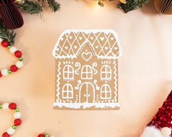 Gingerbread House Holiday Card - Victorian House