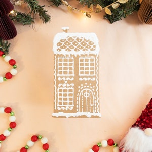 Peperkoekhuis Kerstkaart - Herenhuis