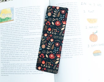 Bookmark Elegant Floral Fall