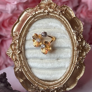 Orchid Phalaenopsis Flower Ring- Gold: Gift for Her
