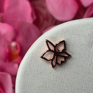 Dainty Orchid Cartilage Earrings: Cattleya Cartilage Earrings, Orchid Earrings Studs,Sterling Silver  Orchid Post Earrings • Flower Earrings
