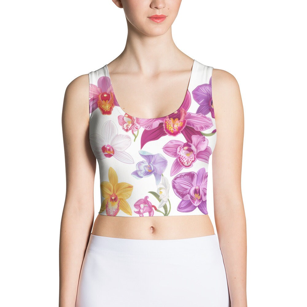 売れ筋商品|||ロキシー カットソー トップス レディース Juniors' Palm Stripe Graphic Cropped Tank Top Orchid Bouquet Palm Stripe Tank - Roxy