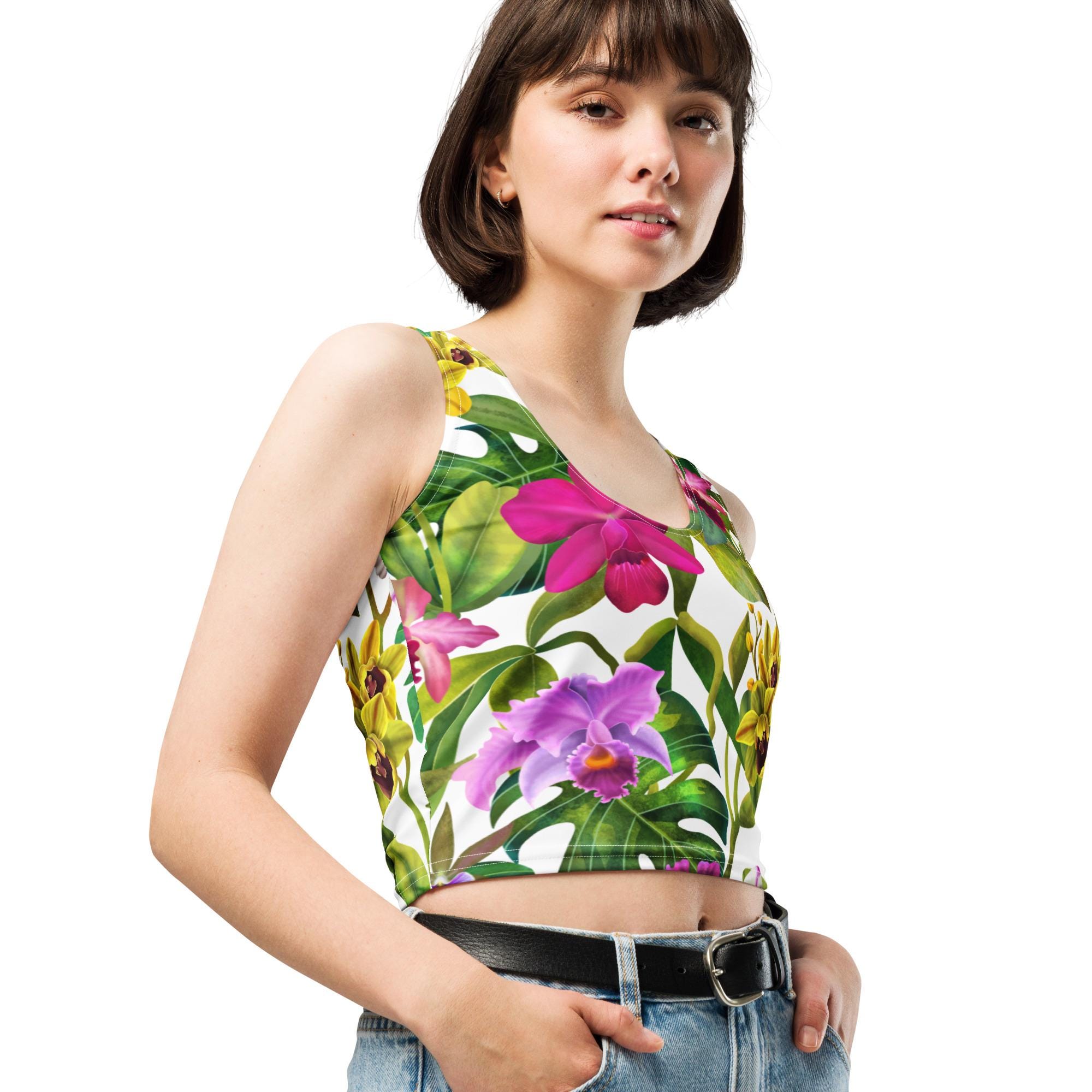Orchid Flower Women's Top • Floral Gardening Tee • Orchid