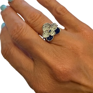 Vanda Glow Collection • Blue Orchid Jewelry • Unique Jewelry Gift for Orchid Lovers: Gift for Her