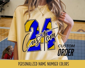 Volleyball Jersey Custom Name Number Svg Personalized Volleyball Mama Png  Mascot Cheer Squad Design Sideline Mom Game Day Dad club colors
