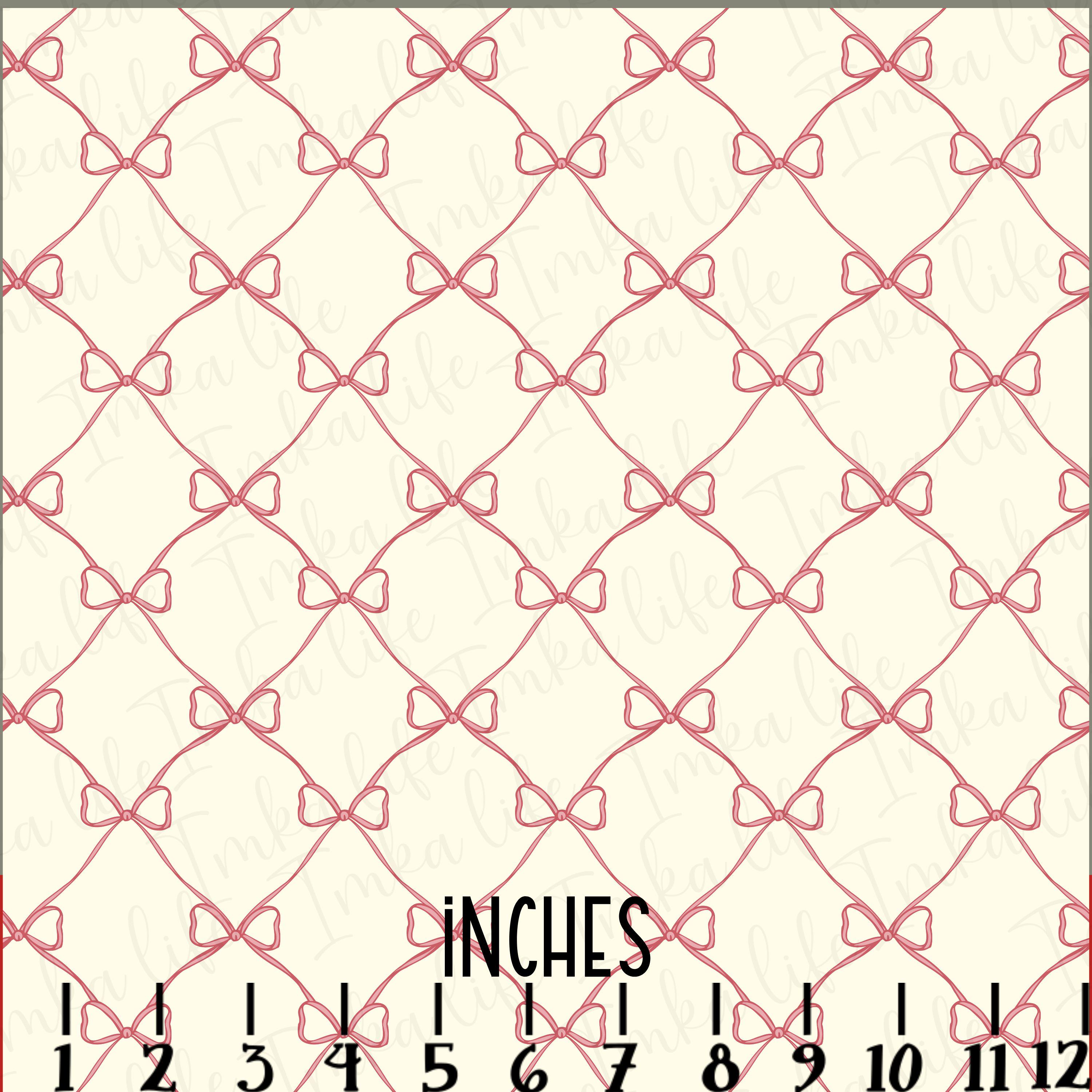 Seamless Bow Trellis Pink Ribbon Print Textile Repeat Pattern Design ...