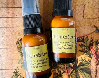 Sunshine- Lotion quotidienne pour le visage et les mains || aux céramides de riz
