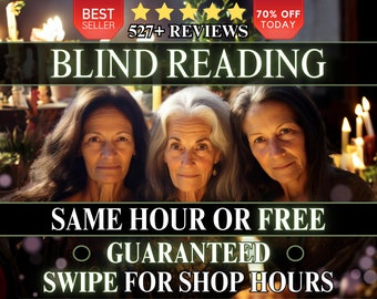 Same Hour Blind Reading Psychic Reading Fast Three Witches Psychic Blind Reading Same Day Medium Reading Spiritual Advice Future Predictions