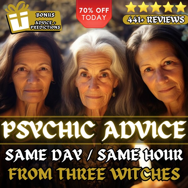 Psychic Advice Psychic Advice from Three Witches Psychic Advice from the Trinity of Sorcery Coven Psychic Reading Intuitive Spiritual Advice