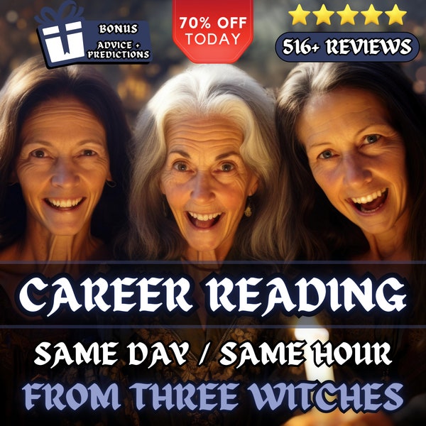 Same Hour Psychic Career Reading von Drei Hexen Psychic Reading Karriere Astrologie Medium Reading Hellsichtig Wahrsagen Wahrsager Wahrsager