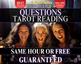 Same Hour Tarot-Lesung von echten Hexen Psychic Tarot-Lesung Liebe lesen Same Hour Karriere lesen Schnelle Fragen Ratschläge und Voraussagen