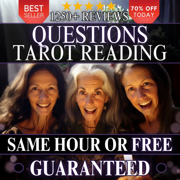 Same Hour Tarot-Lesung von echten Hexen Psychic Tarot-Lesung Liebe lesen Same Hour Karriere lesen Schnelle Fragen Ratschläge und Voraussagen