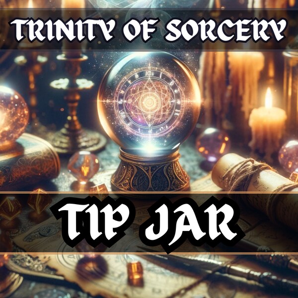 Digital Tip Jar Trinity of Sorcery