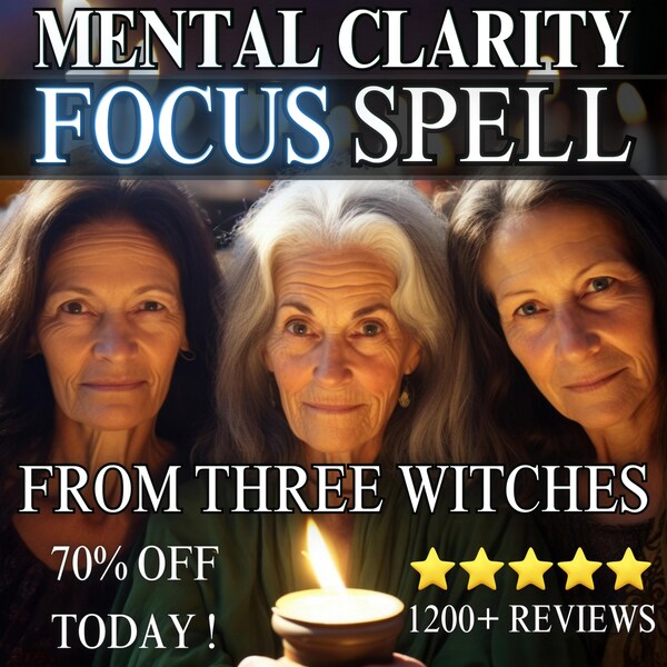 Mental Clarity and Focus Spell Improve Concentration Magic Spell Mental Clarity Witchcraft Spell Mindfulness and Concentration Spell
