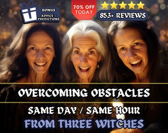 Same Hour Overcoming Obstacles Psychic Reading From Three Witches Same Hour Reading General Guidance Intuitive Spirituality Custom Read