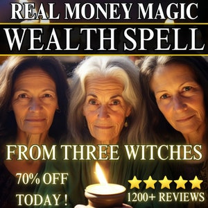 Wealth Spell Money Spell Intelligence Spell Good Luck Abundance Prosperity Spell Wealth Magic Get Rich