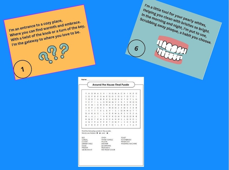 Best Indoor Scavenger Hunt, Treasure Hunt for Kids, Teens and Adults ...