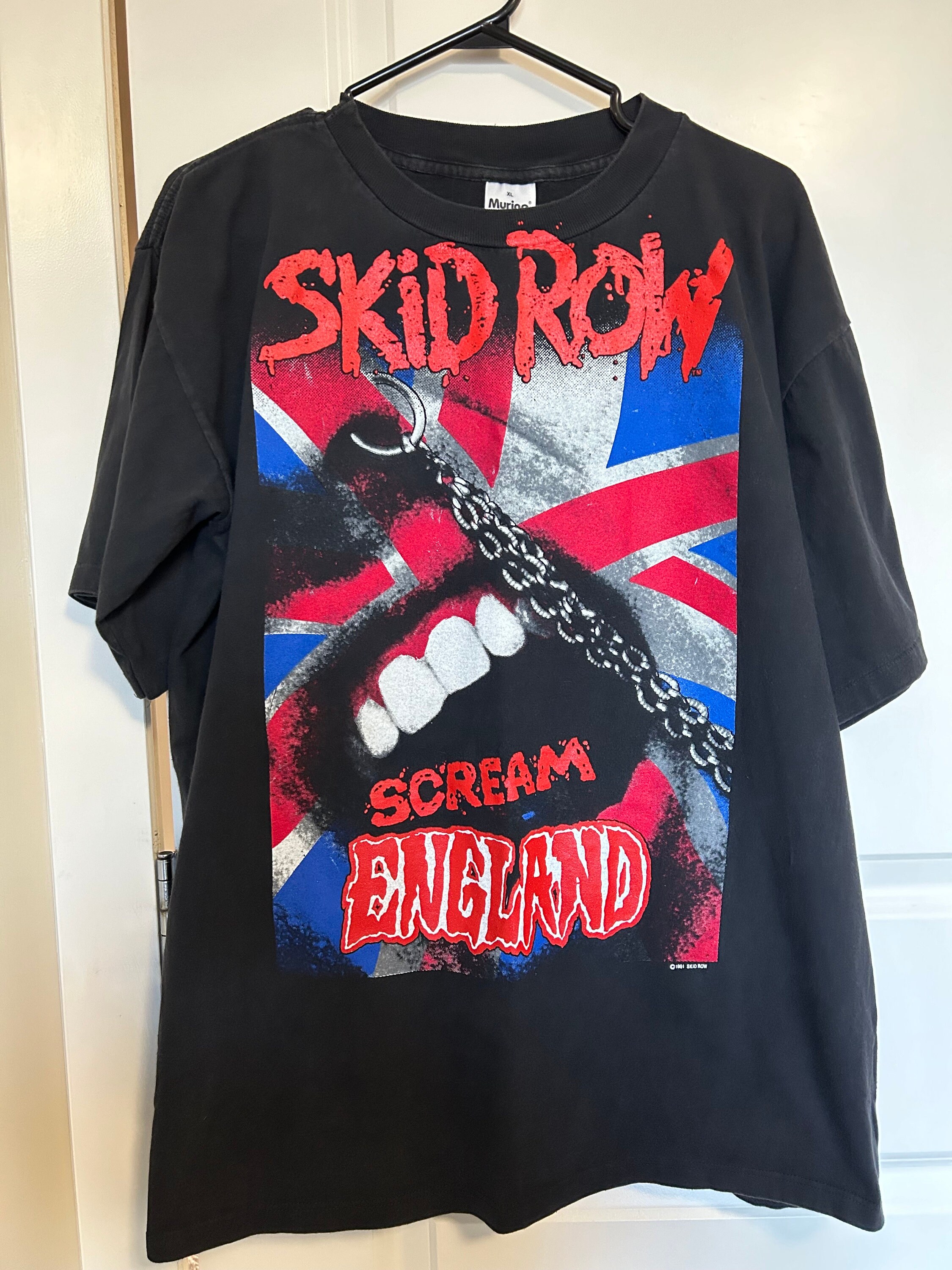 Skid Row No F*ckin' Frills Vintage Concert Tour T Shirt Size