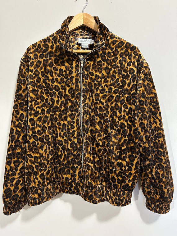 【BADBLOOD】Leopard Reversible Velvet Jacket / 追跡付 Supreme Leopard Fleece Reversible Jacket (FW17) - $198
