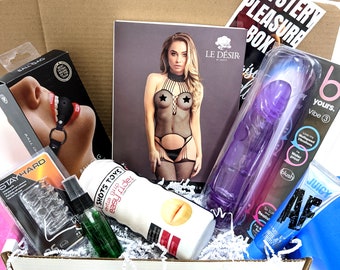 Mystery Pleasure Box™ | Custom Handmade Couples or Single Adult Novelty Kits | Discreet Packaging | Adult Novelty Sex Toy Kits