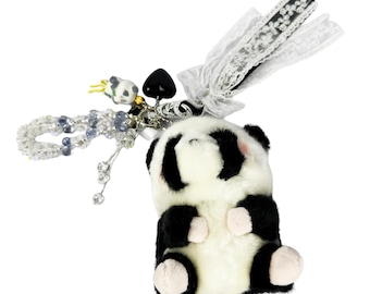 Plush Keychain Combo, Kawaii Bag Charm, Backpack Accessory
