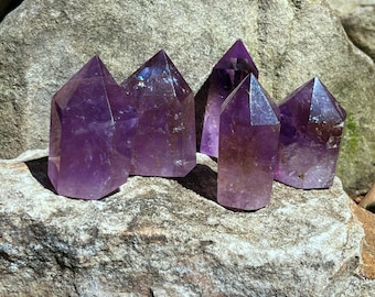 Natural Polished Ametrine Tower with three sizes to choose from