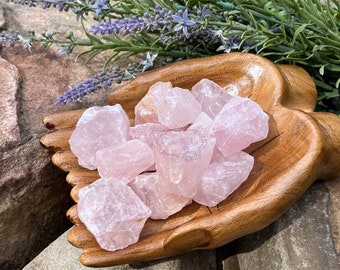 Natural Raw Rose Quartz Rough Stones