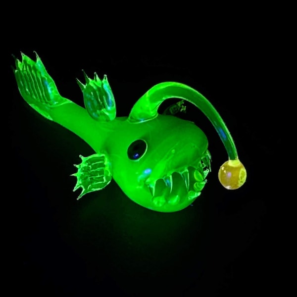 Uranium Vaseline anglerfish  custom artwork by Rafael in stock