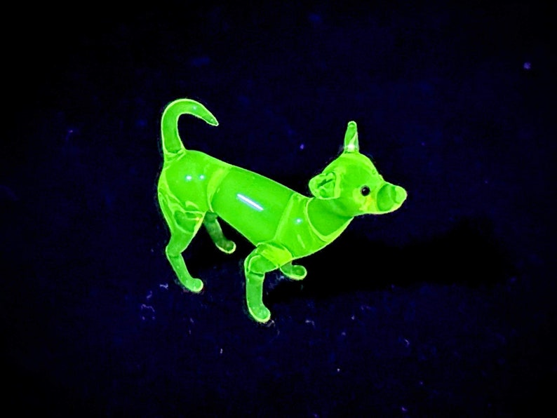 Uranium Glass Chihuahua, Dog by Rafael Etsy