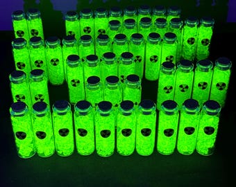 Uranglas Vaseline Glas Fläschchen !!