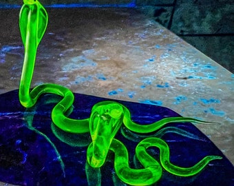 Uranium Vaseline Cobra Snake DOUBLE SIZE
