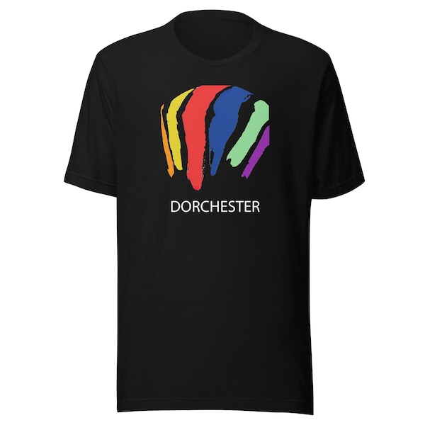 Dorchester Rainbow Swash (Gas Tanks) Tee - Boston, MA | Mens & Womens T-Shirt