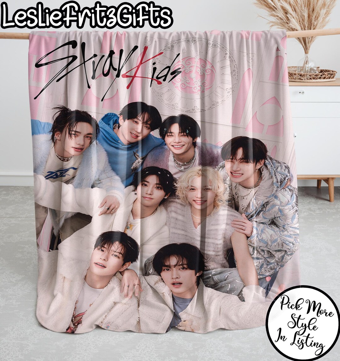Stray Kids Rug Stray Kids K-pop Photo Blanket, Cozy Fandom Decor Gift for Fans ...