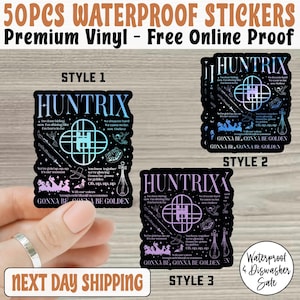 Huntrix Logo Kpop Demon Hunters  Sticker/Car Magnet , Kpop Saja Boys Sticker, Kpop Demon Hunter Sticker, Derpy Sticker, Kpop Saja Boys Fan