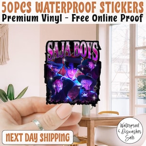Saja Boys Kpop Demon Hunter Sticker/Car Magnet, Kpop Saja Boys Sticker, Kpop Demon Hunter Stickers, Derpy Sticker, Kpop Saja Boys Fan Gifts